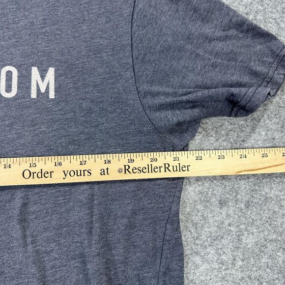 Volcom Shirt Mens XL Gray Logo Graphic Short Sleeve Cotton Blend Tee Casual - Picture 5 of 7